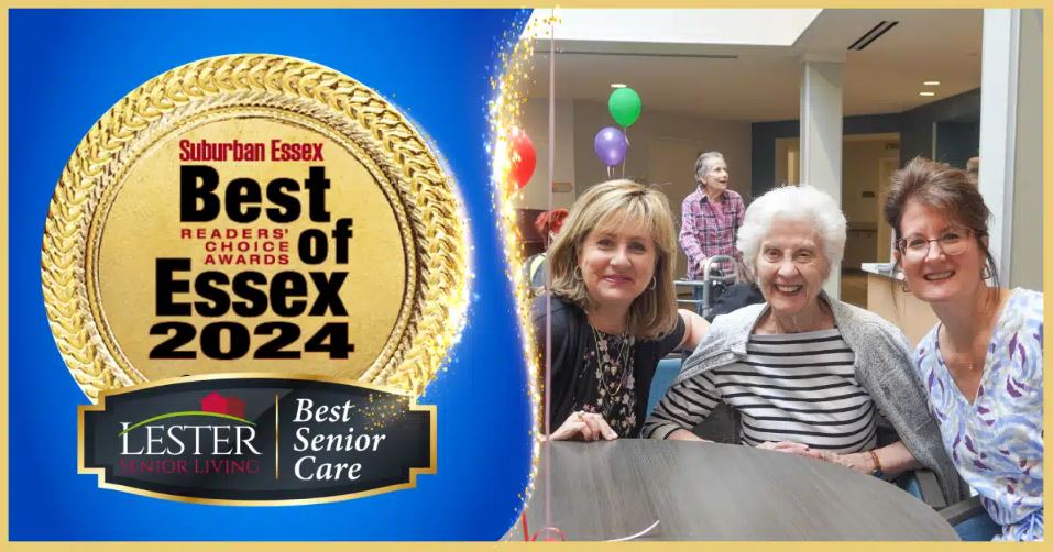JCHC’s Lester Senior Living Honored as Best of Essex 2024 Gold Winner in Senior Care JCHC’s Lester Senior Living Honored as Best of Essex 2024 Gold Winner in Senior Care