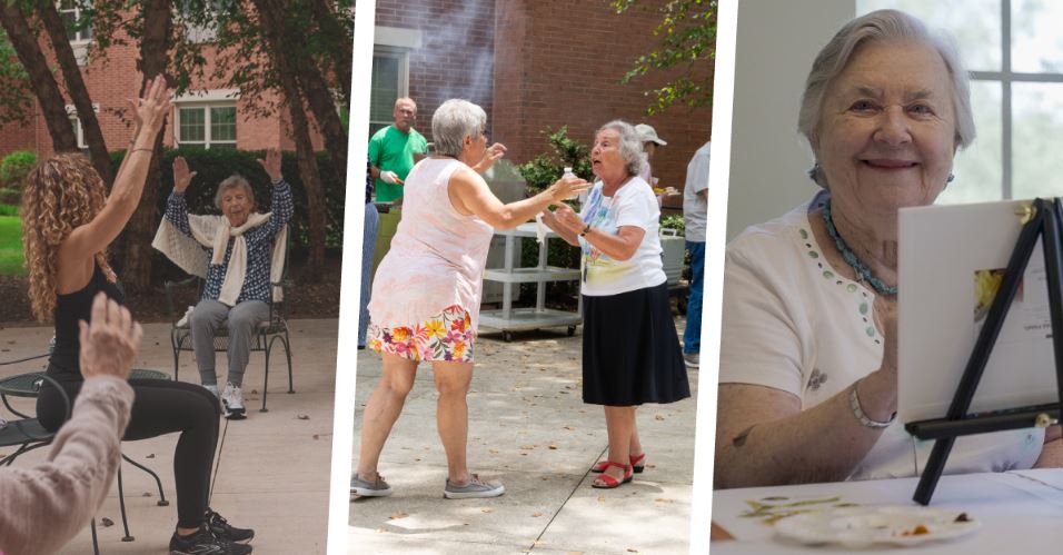 Seniors Never Stop Moving at JCHC!